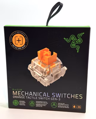 Razer Tactile Mechanical Switches Pack Gen-3 RC21-02040300-R3M1 - NEW SEALED