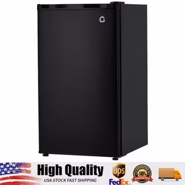 3.2 Cu.Ft Energy-Efficient Mini Refrigerator with Freezer, Adjustable Thermostat