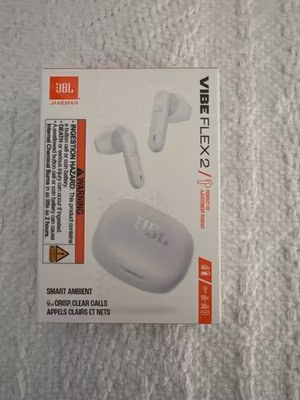 JBL Vibe Flex 2 True Wireless Earbuds Pure Bass Sound Smart Ambient NEW Sealed