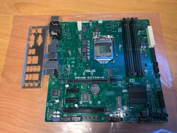 ASUS PRIME Q270M-C mATX MOTHERBOARD LGA1151 DDR4 RAM M.2 SATA+INTEL i5-7500 CPU