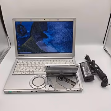 Panasonic Let's Note CF-SX2 Intel Core i5 SSD 128GB GB 8GB Used w/AC From JP