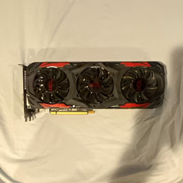 PowerColor Triple Fan AMD Radeon PCIe x16 GPU w/ DP HDMI DVI Multi-Monitor