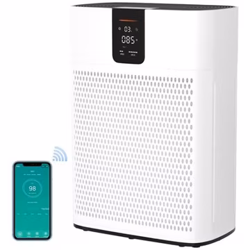 Air Purifier for Home Bedroom Office Large Room Up to 2400 Ft² Dust W/ 2 Filters