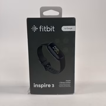 Fitbit Inspire 3 Heart Rate Health & Fitness Tracker Midnight Zen/Black