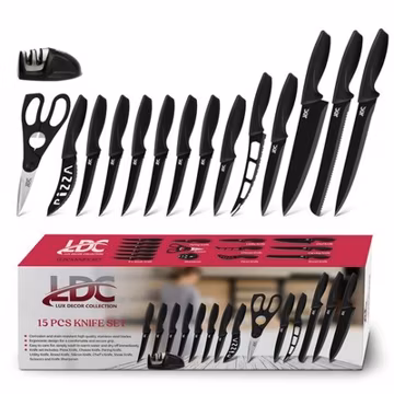 Kitchen Knife Set Sharp Stainless Steel Heat Resistant Professional Chef Knives