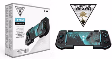 Turtle Beach Atom Mobile Gaming Controller Bluetooth Android Cloud – Black/Teal