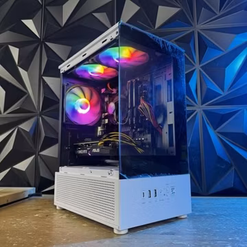 White Gaming PC intel i7-4770 32gb Ram Nvidia GTX 1660 Super 1TB + SSD WIFI W11