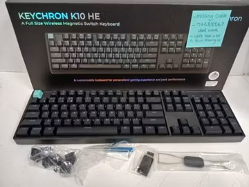 Keychron K10 HE Full Wireless Magnetic Switch RGB Keyboard, Black *FOR PARTS*