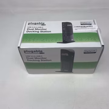 Plugable UD-3900 Dual HDMI USB 3.0/USB-C Docking Station - Black