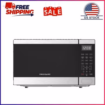 Frigidaire 0.9 Cu. Ft. Countertop Microwave Oven, 1000 Watt Microwave with 10 Po