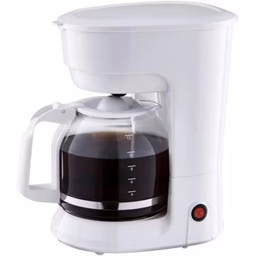 White 12 Cup Drip Coffee Maker - FREE SHIPPING