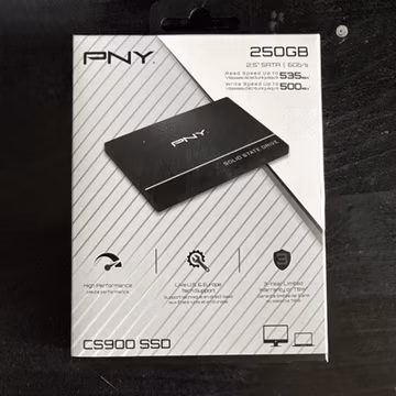 PNY CS900 250GB 2.5" SATA III SSD SSD7CS900-250-RB - NEW, Tested, No Box