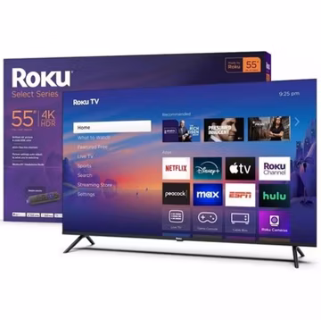 Roku 55" Select Series 4K HDR Smart Roku TV with Roku TV Remote 55R4C4