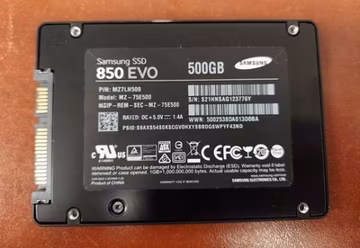 Samsung 850 EVO 500GB 2.5" SATA SSD Solid State Drive MZ-75E500 MZ7LN500HMJP