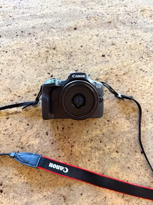 Canon EOS R100 Mirrorless Camera w/ 18-45mm Lens, Black