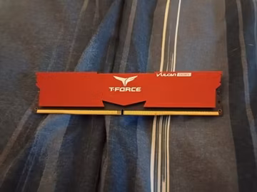 t-force vulcan ddr5-6000 1x16gb ram red single stick