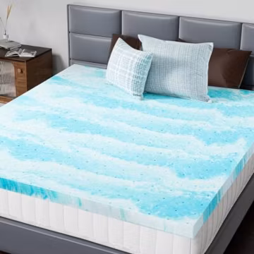 2" 3" Memory Foam Mattress Topper Thick Gel Infused Bed Toppers for Sleeper Sofa