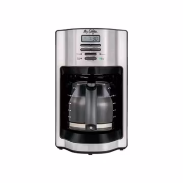 Mr. Coffee 12c Programmable Coffee Maker with Rapid Brew System Stainless Steel