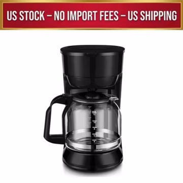 Mainstays Black 12-Cup Drip Coffee Maker