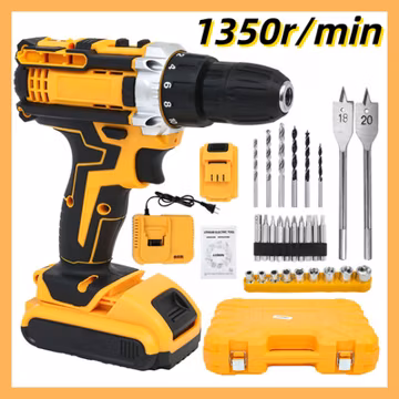 Cordless Impact Driver Brushless Hammer Drill Combo Kit w/ 4.0Ah Battery&Charger
