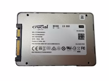 (LOT OF 2) Crucial MX300 275GB 2.5" SATA III SSDs (CT275MX300SSD1) - Tested Work