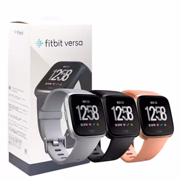 NEW Fitbit Versa Smartwatch Activity Tracker Sleep Heart Rate Monitor +S&L Strap