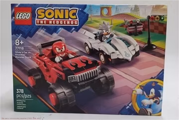 LEGO Sonic the Hedgehog Silver's Car vs. Knuckles' Monster Truck 77118