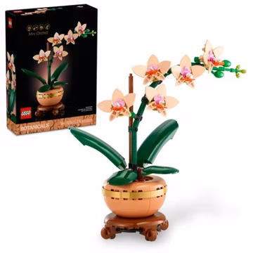 LEGO, Botanicals Mini Orchid Building Set, 10343, Indoor Home Decor