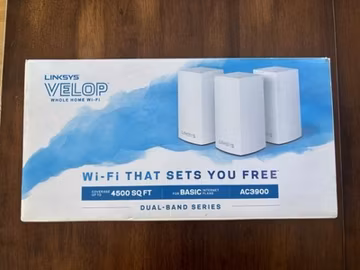 Linksys Velop AC3900 Dual-Band Mesh Wi-Fi Router System 3-Pack White