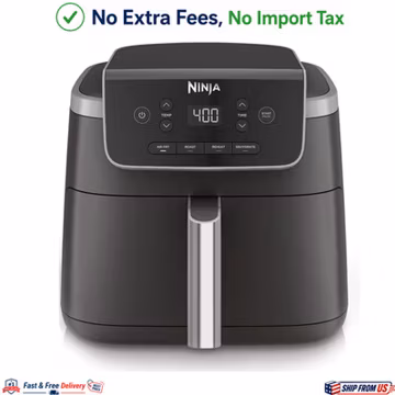 Ninja Air Fryer Pro 4in1 5QT Air Crisp Technology Nonstick Basket, Black, 1750W