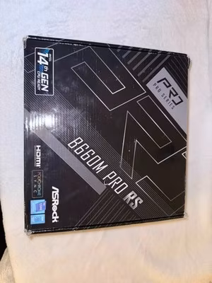 ASRock B660M Pro RS LGA1700 DDR4 Micro ATX Motherboard Tested w/ Original Box