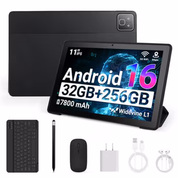 Tablet 11 Inch Android 16 28GB 256GB ROM (TF 1TB) with Octa-Core 7800mAh Touch