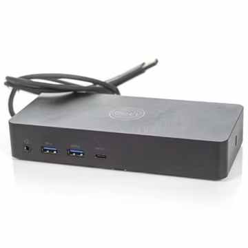 Dell D6000 Docking Station USB-C HDMI RJ45 DisplayLink 130W AC Adapter Black