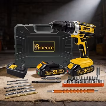 Power Drill Cordless 20V 2 Speed with 1*3Ah Batteries &Charger for Home Repair