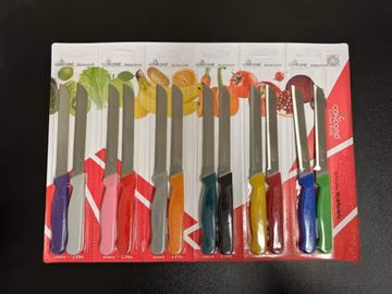 12 PCS Knife Set Stainless Steel Bread Knife Kitchen Knife 8.5 inch Quality