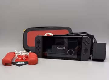 Nintendo Switch HAC-001-01 Console Black/Gray - Tested And Working