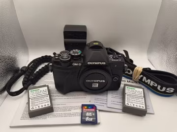 Olympus OM-D E-M10 Mark III 16.1 MP Digital Camera - Black - Shutter Count 7668