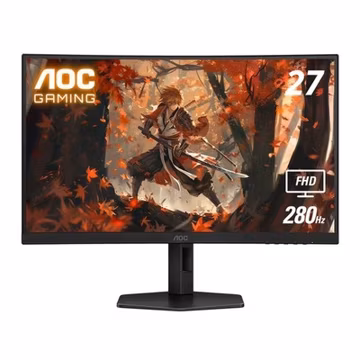 AOC C27G4ZX 27" Full HD 1920 x 1080 280Hz Curved Screen Gaming Monitor Black