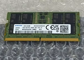 Samsung 16 GB DDR5 SODIMM 1Rx8 PC5-5600B RAM Memory (M425R2GA3EB0-CWM0L)