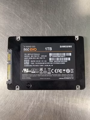 Samsung 2.5" 870 EVO 1TB SATA III SSD MZ-77E1T0 98%-100% Health
