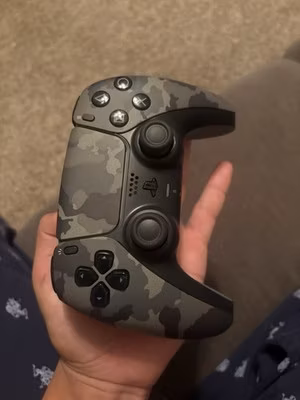 Sony PS5 DualSense Wireless Controller for PlayStation 5, Gray Camouflage