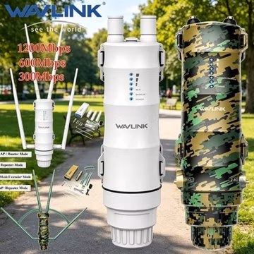 WAVLINK AC1200 AC600 Outdoor Range Extender WiFi Router Booster for 50-200m ip67
