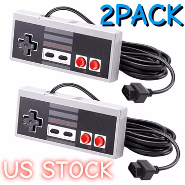 REPLACEMENT Controller For NES-004 Original Nintendo NES Vintage Console Wired