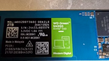 WD 2TB WD Green SN350 NVMe Internal SSD - Gen3 PCIe QLC M.2 2280 WDS200T3G0C