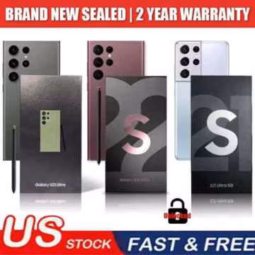 NEW SEALED SAMSUNG GALAXY S23 ULTRA 5G/S22 ULTRA 5G GSM CDMA FACTORY UNLOCKED 🔥