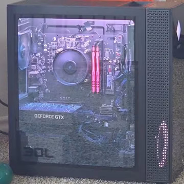 HP OMEN 30L Gaming PC Ryzen 5 3600 GTX 1660 SUPER 16GB 1TB Samsung 980 PRO