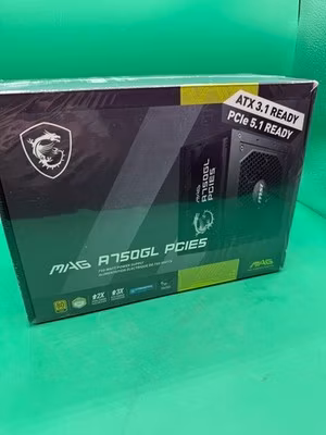 MSI MAG A750GL 750W PSU PCIe5 ATX 3.0 80+ Gold Modular Gaming Power Supply New