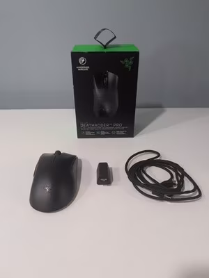Razer DeathAdder V3 Pro Wireless Gaming Mouse Black Excellent Condition
