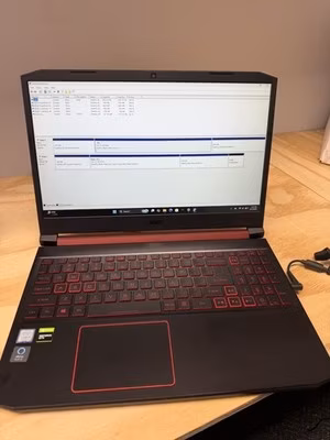 Acer Nitro 5 AN515-54 Gaming Laptop i5-9300H GTX 1650 8GB 256 SSD 1TB HDD Win 11