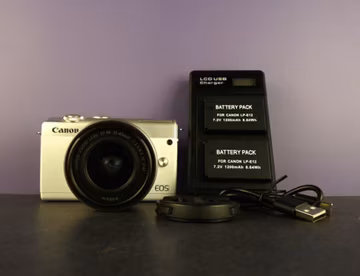 Canon EOS M100 24.2MP Mirrorless DSLR with 15-45mm Lens